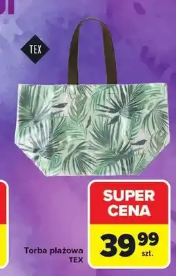Carrefour Torba plażowa TEX oferta