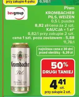 Carrefour Piwo Krombacher Pils oferta
