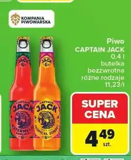 Carrefour Piwo Captain Jack Watermelon Margarita oferta