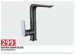 Merkury Market Bateria Gemini Black zlewozmywakowa oferta