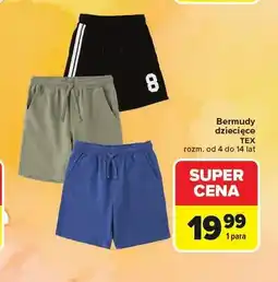 Carrefour Bermudy dziecięce TEX oferta