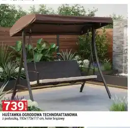 Merkury Market Huśtawka ogrodowa technorattanowa oferta