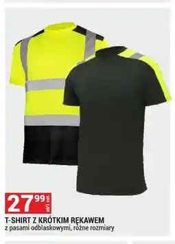Merkury Market T-shirt z krótkim rękawem z pasami odblaskowymi oferta