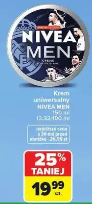 Carrefour Krem uniwersalny NIVEA MEN oferta