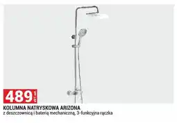 Merkury Market Kolumna natryskowa Arizona z deszczownicą i baterią mechaniczną 3-funkcyjna rączka oferta