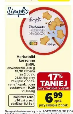 Carrefour Herbatniki korzenne Simpl dzwoneczki oferta