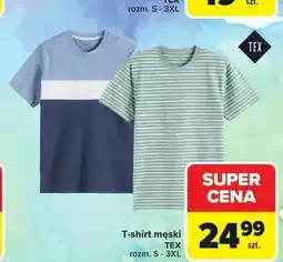 Carrefour T-shirt męski TEX rozm. S - 3XL oferta