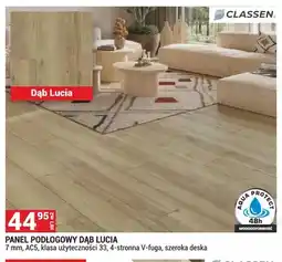 Merkury Market Panel podłogowy Dąb Lucia Classen 7mm AC5 klasa użyteczności 33 4-stronna V-fuga szeroka deska oferta