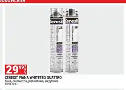 Merkury Market Piana pistoletowa Ceresit Whiteteq Quattro biała całoroczna oferta
