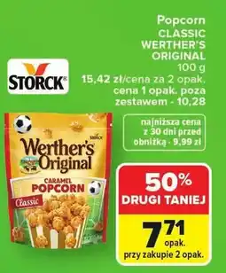 Carrefour Popcorn Classic WERTHER'S ORIGINAL oferta