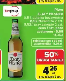 Carrefour Piwo Zlatý Pilsner oferta