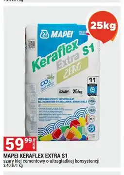 Merkury Market Szary klej cementowy MAPEI Keraflex Extra S1 o ultragładkiej konsystencji oferta