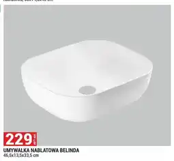 Merkury Market Umywalka nablatowa Belinda 46,5x13,5x33,5cm oferta