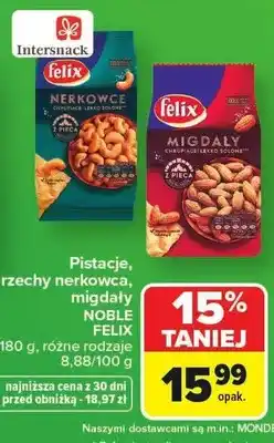Carrefour Migdały FELIX z pieca oferta