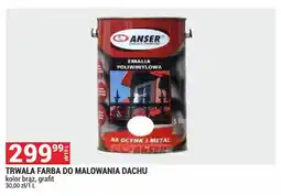 Merkury Market Trwała farba do malowania dachu emalia poliwinylowa Anser brąz oferta