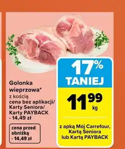Carrefour Golonka wieprzowa z kością oferta