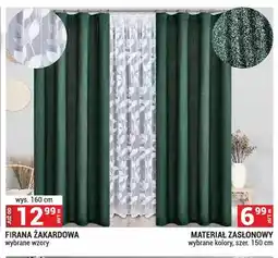 Merkury Market Firana żakardowa wys. 160cm oferta