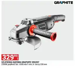 Merkury Market Szlifierka kątowa GRAPHITE 59G207 2350W, prędkość obr.: 6500 obr/1 min, śr. tarczy 230mm oferta