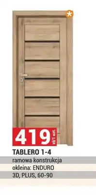 Merkury Market Drzwi TABLERO 1-4 ramowa konstrukcja okleina: ENDURO 3D, PLUS, 60-90 oferta