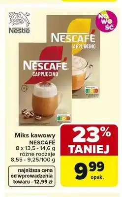 Carrefour Miks kawowy Nescafe Cappuccino 8-pak oferta