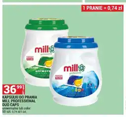 Merkury Market Kapsułki do prania Mill Professional Duo Caps uniwersalne oferta