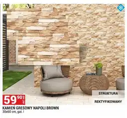 Merkury Market Kamień gresowy Napoli Brown 30x60cm gat. I oferta