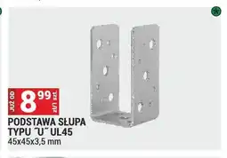 Merkury Market Podstawa słupa typu U UL45 45x45x3,5mm oferta