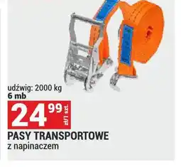 Merkury Market Pasy transportowe z napinaczem udźwig: 2000kg 6 mb oferta