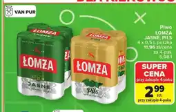 Carrefour Piwo Łomża Jasne oferta