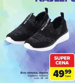 Carrefour Buty damskie, męskie oferta