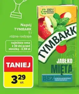 Carrefour Napój jabłko mięta Tymbark oferta
