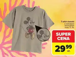Carrefour T-shirt damski z nadrukiem licencyjnym rozm. S - XL oferta