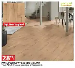 Merkury Market Panel podłogowy Dąb New England 7mm AC4 4 stronna v-fuga klasa użyteczności 32 oferta