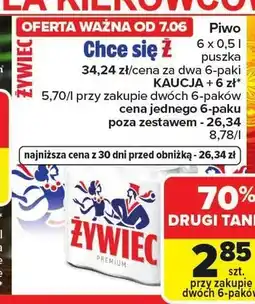 Carrefour Piwo Żywiec Premium 6-pak oferta