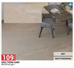 Merkury Market Gres Tierra Sand 60x120cm gat. I mat rektyfikowana oferta