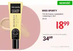 Rossmann Tint do twarzy z peptydami i witaminą C 3w1 MISS SPORTY oferta