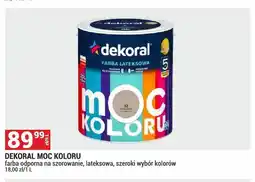 Merkury Market Farba lateksowa Dekoral Moc Koloru odporna na szorowanie oferta