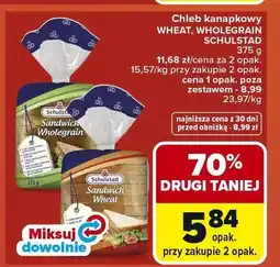 Carrefour Chleb kanapkowy Schulstad Wheat oferta