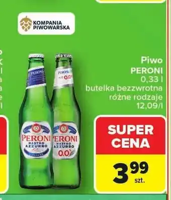Carrefour Piwo Peroni Nastro Azzurro oferta