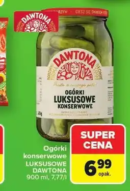 Carrefour Ogórki konserwowe luksusowe Dawtona oferta