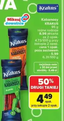 Carrefour Kabanosy KRAKUS oferta