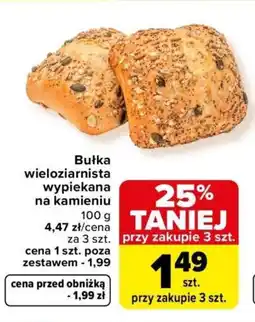 Carrefour Bułka wieloziarnista wypiekana na kamieniu oferta