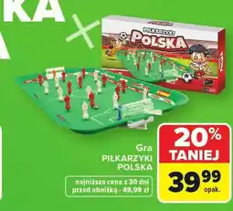 Carrefour Gra PIŁKARZYKI POLSKA oferta