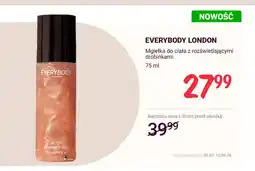 Rossmann Mgiełka do ciała z rozświetlającymi drobinkami EVERYBODY LONDON oferta