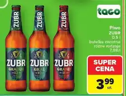 Carrefour Piwo Żubr butelka zwrotna oferta