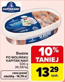 Carrefour Śledzie po wolińsku KAPITAN NAVI oferta