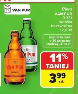 Carrefour Piwo Van Pur Dubbel oferta