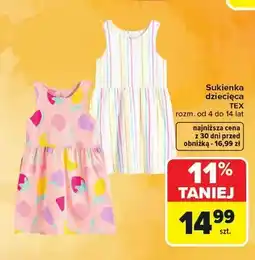 Carrefour Sukienka dziecięca TEX oferta