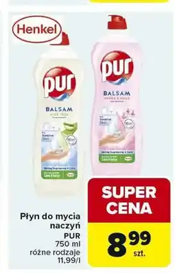 Carrefour Płyn do mycia naczyń Pur Balsam Aloe Vera oferta