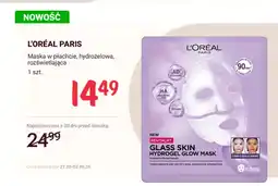Rossmann Maska w płachcie hydrożelowa rozświetlająca L'ORÉAL PARIS oferta